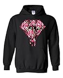 Artix Diamond in Flowers Unisex Hoodie Sweatshirts