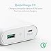 Anker PowerCore 10000 with Quick Charge 3.0, 10000mAh Power Pack Portable Charger with Qualcomm Quick Charge 3.0, for Samsung, iPhone, iPad and more