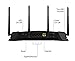 NETGEAR Nighthawk Pro Gaming WiFi Router (XR450), AC2400 Dual-Band Quad Stream Gigabit, Gaming Dashboard, Geo Filter, Quality of Service (QoS), Gaming VPN Client (XR450)