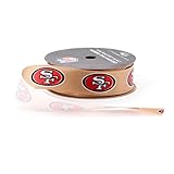 Offray Sports NFL Football San Francisco 49ers Ribbon, 7/8