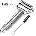ILOME Julienne Vegetable Peeler for Apple Potato Multifunctional Stainless Steel Razor-Sharp Blade Peeler Slicer Grater Cutter