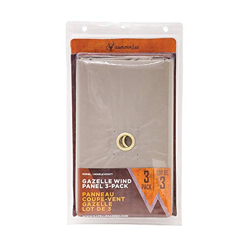 Gazelle Wind Panel Accessory for Portable Canopy Gazebo Screen Tents (6 Pack)