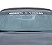FANMATS 61477 Minnesota Vikings Sun Stripe Windshield Decal 3.25 in. x 34 in.