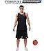 EverSport Sports Goggles Protective Basketball Glasses Safety Goggles for Adults with Adjustable Strap for Basketball Football Volleyball Hockey Rugby 1606 (Black)