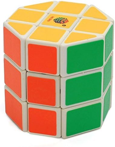 3X3X3 57Mm Cylindrical Magic Cube Educational Toy Special Toys - White