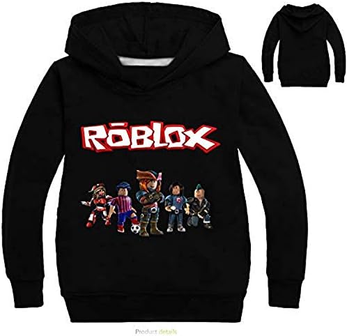 WLGD Five Nights at Freddys FNAF Roblox Kids Clothes Baby Girls Boys Long Sleeve Hoodie