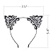 GenMo 4 Pack Lace Cat Ear Headbands for Women Gril Birthday Halloween Cosplay Party