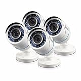 Swann SRPRO-T845WB4-US PRO-T845 HD 720p CCTV Security Bullet Camera w Night Vision 4- PACK