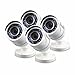 Swann SRPRO-T845WB4-US PRO-T845 HD 720p CCTV Security Bullet Camera w Night Vision 4- PACK