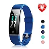 Letsfit Fitness Tracker, Activity Tracker Watch with Heart Rate Monitor, IP68 Standard Smart Watch with Step Counter, Calorie Counter, Call & SMS Pedometer Watch for Women Men