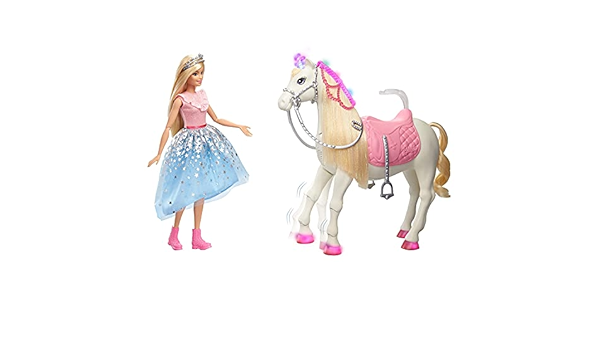 Barbie Princess Adventure Doll And Prance Shimmer Horse With Lights And Sounds Gml79 Buy Online At Best Price In Ksa Souq Is Now Amazon Sa Toys