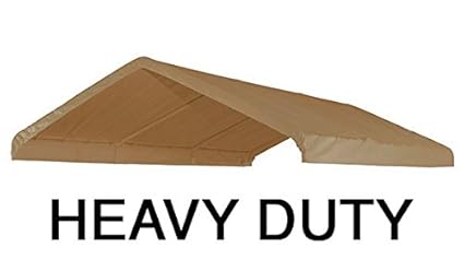 Carport Replacement Canopy Top Cover For Tent 10 X 20 Ft Gardening
