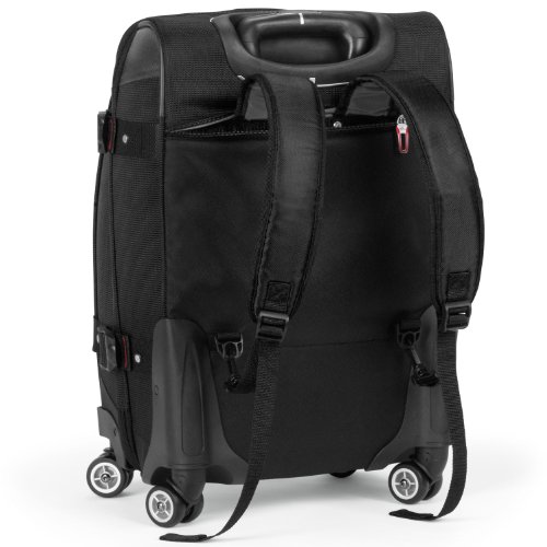 High Sierra AT7 Softside Luggage with Spinner Wheels, Black, CarryOn