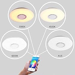 HOREVO Upgrade WiFi Music Ceiling Light with