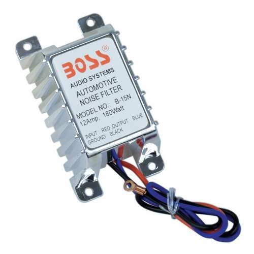 Boss B15N 12 Amp 180W Car Radio/Amplifier Noise Suppressor Audio 12V