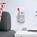 Woohoto 2 Pack Set Damage-Free Acrylic Wall Mount Organizer Storage Box For Phone Remote Control Holder