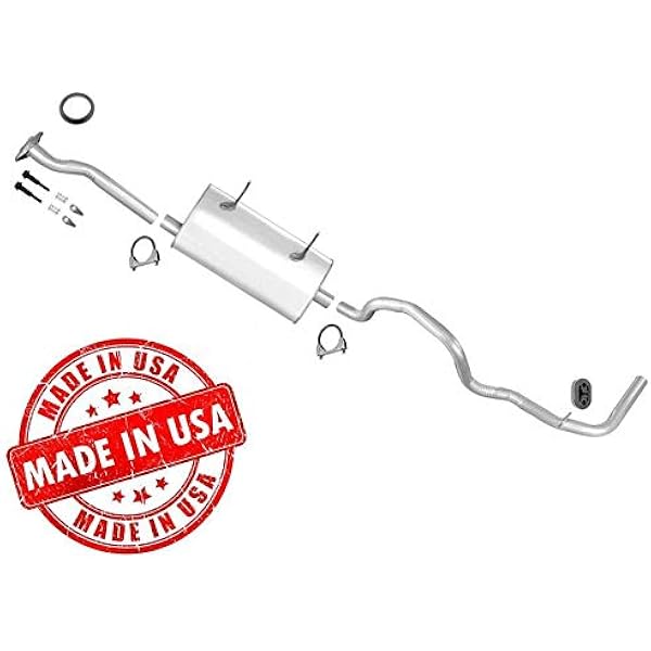 Exhaust Intermediate Pipe108.0" WB Walker 43638 fits 1992 Ford Ranger