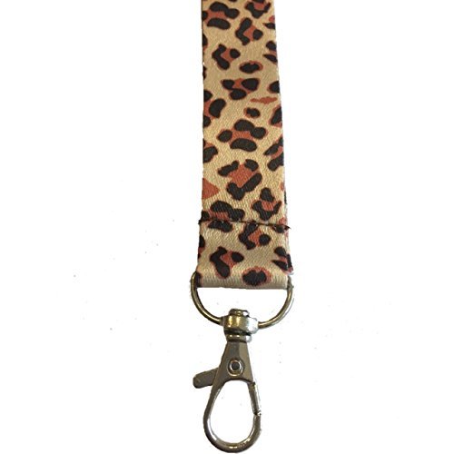 20mm Lanyard with Safety Breakawy & Swivel Hook - By Pac Supplies USA (Leopard)