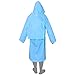 AIRCEE Lightweight Raincoat Rain Cape Poncho /w Backpack Position (Blue)