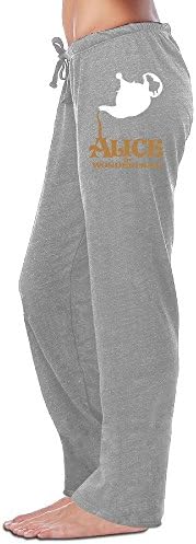 PTCY Women's Training Pants Cartoon Tea Pot Design Ash Size XL