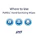 Purell GOJ902210 9022-10 Sanitizing Hand Wipes, Individually Wrapped (Pack of 100)