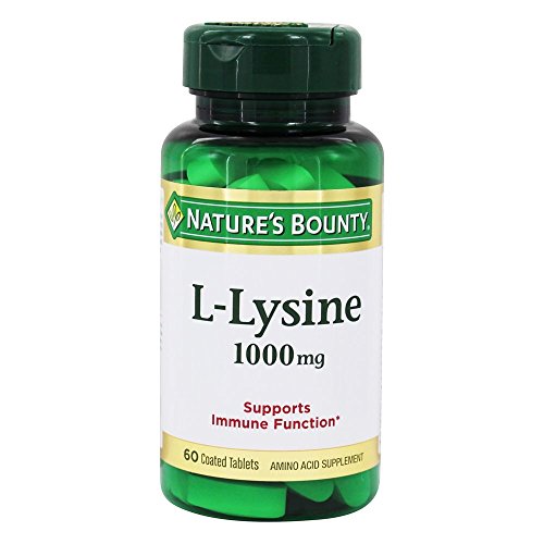 NATURE’S BOUNTY L-LYSINE, 1000MG, 60 TABLETS