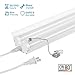 LEONLITE LED Shop Light Linkable Garage Worklight, Daylight 5000K, Suspended & Surface Mount Ceiling Light, ETL & Energy Star Listed, 5 Years Warranty, Pack of 4