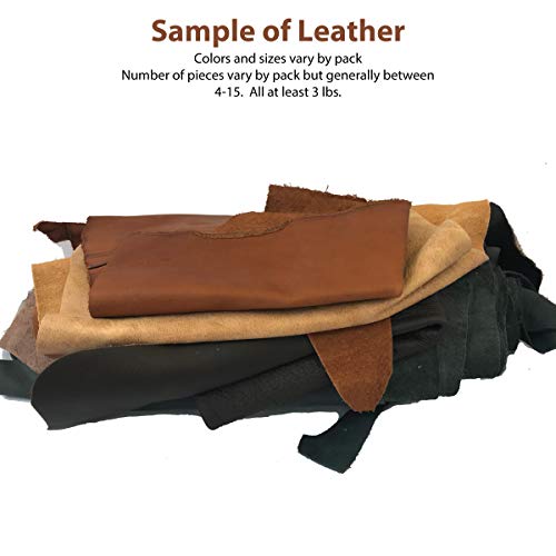 4 lbs+Leather+Scrap+Crafts+Remnants