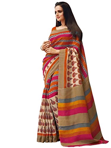 Vipul Women's Bhagalpuri Silk Saree