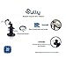 (2 pcs Black) 10cm Security Camera Wall Mounts for Arlo Camera Mount for Netgear Dropcam Arlo Q Pro HD GO CCTV Screw Wall Adjustable Swivel 360 Degree Outdoor Indoor Anti Theft Ceiling Mount By Sully