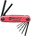 Bondhus 12592 GorillaGrip Set of 7 Hex Fold-up Keys, sizes 1.5-6mm primary