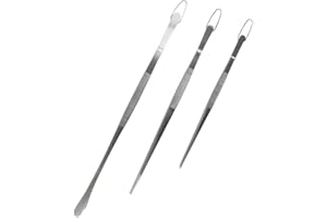 Culinary Tweezers Set of 3 (12”, 10”, 8”) – Stainless Steel Food Tweezers with Flat, Straight & Precision Tips for Plating, G