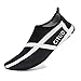 CIOR Men and Women Barefoot Skin Aqua Shoes Anti-Slip Multifunctional Water Shoes For Beach Pool Surf Yoga Exercise,SACT1706,Black,44.45