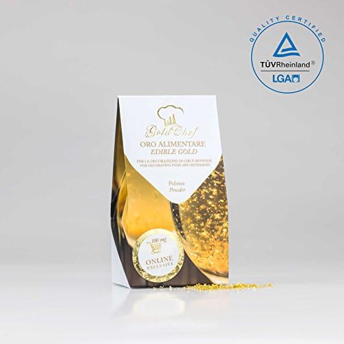 Giusto Manetti Battiloro – GoldChef – Edible Gold Powder – 23kt Gold – 100 mg