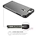 iPhone 7 Plus Case, SGM Premium Hybrid [Dual Layer] Armor Case Cover For Apple iPhone 7 Plus [Anti-Slip Design] [Shock Proof] (Gun Metal + Black)