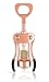 Decodyne Corkscrew Wine Opener Copper Plated - Luxury Design, Stainless Steel with Exterior Copper Plating - Doubles as a Bottle Opener