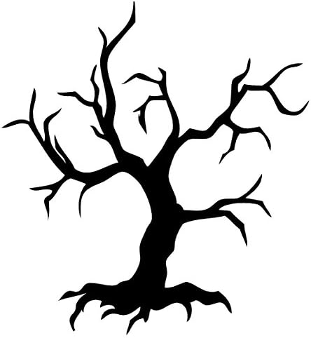 Newclew Tree Spooky Halloween Wall Decal Sticker Art Fun Décor