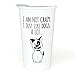 Ceramic Travel Coffee Mug with Lid (12 oz) - I am Not Crazy. I Just Like Dogs. A Lot. Funny Quote Novelty Coffee Mug - Double Wall Ceramic - BPA-Free Lid - Dishwasher Safe - Dog Lover Mug.5.6