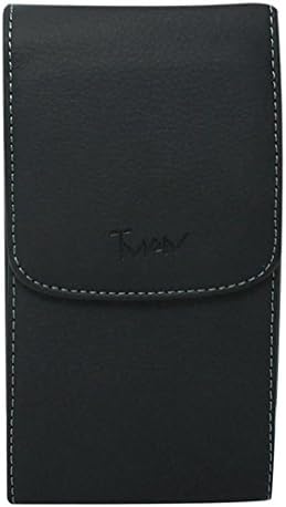Black Vertical Stylish Leather Cover Belt Clip Side Holster Case Pouch For U.S. Cellular Apple iPhone 6 Plus 5.5" 128GB