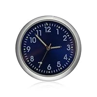 Eadorns Car Clock,Car Ornament Automotive Accessories Auto Stick-on Watch,for Car Home Interior Decoration (Blue)