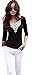 ACEFAST INC Elegant Lace Shirts Short Sleeve Women's Tops Blouses Work OL Career