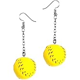 Softball Earrings for Women - Softball Jewelry for Moms - Sports Mom Accessories