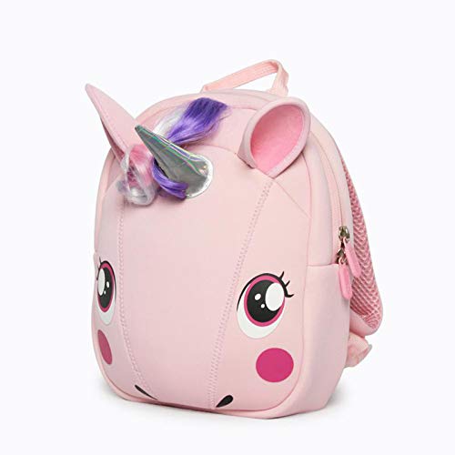 Supercute Animal Unicorn Kids Backpack With Leash, Small Kids Backpack