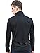 Allegra K Men Long Sleeve Turtle Neck Slim Fit Tee Black M