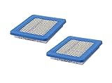 Briggs & Stratton Genuine OEM 491588S Flat Air Filter Cartridge (2 Pack)