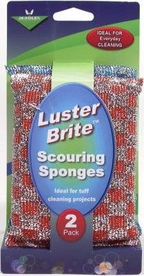 Luster Brite Scouring Sponges 2-Count (Pack of 3)