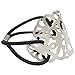 Silver Plated Q&Q Fashion Filigree Curved Lace Pony Tail Head Hair Elastic Dress Cuff Band