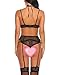Avidlove Women Lace Lingerie Set with Garter Belts Lace Teddy Babydoll Bodysuit (NO Stockings)