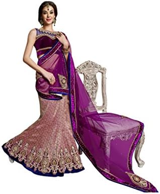 Mahotsav Women's Art Silk, Net Velvet, Net Lehenga Choli (6616)