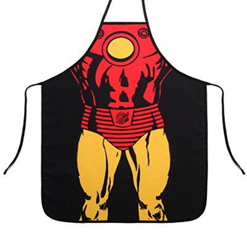 Marvel Comics Avengers Ironman Superhero Apron (Youth/Petite/Child) (Always shipped in free gift box!)